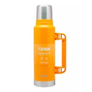 Termo Keep Hammered Vacuum 1500ml - naranja